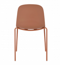 Стул пластиковый с мягким накладным текстильным сденьем Фирес Textile